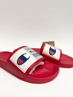 (NEW) Champion SLIDE - IPO JOCK Red - Men Size 10
